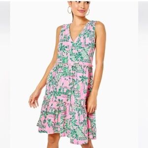 Lilly Pulitzer Lorina Swing Dress Small Mandevilla Baby Always Worth It